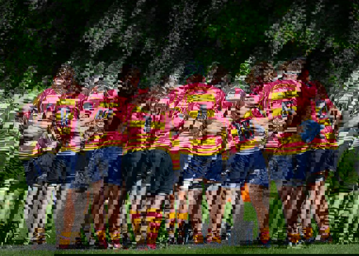 St Brendans RFC Team Huddle