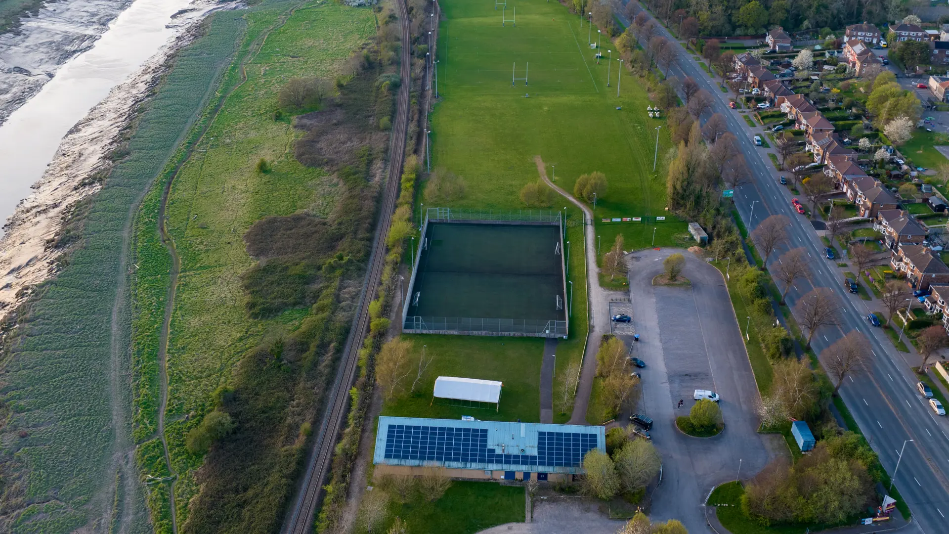 Portway RDC Ariel Shot Parking